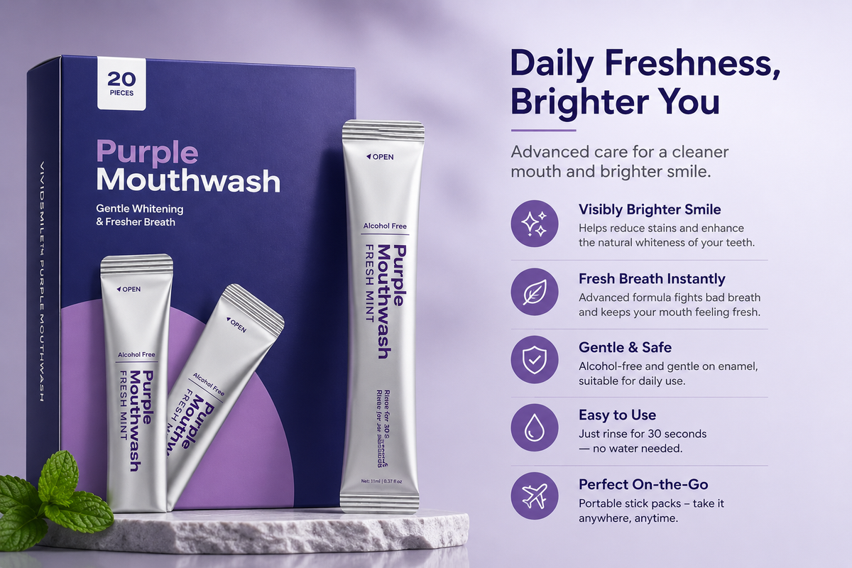 VividSmile™ Purple Mouthwash